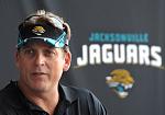 Head Coach of the Jacksonville Jaguars, Jack Del Rio.